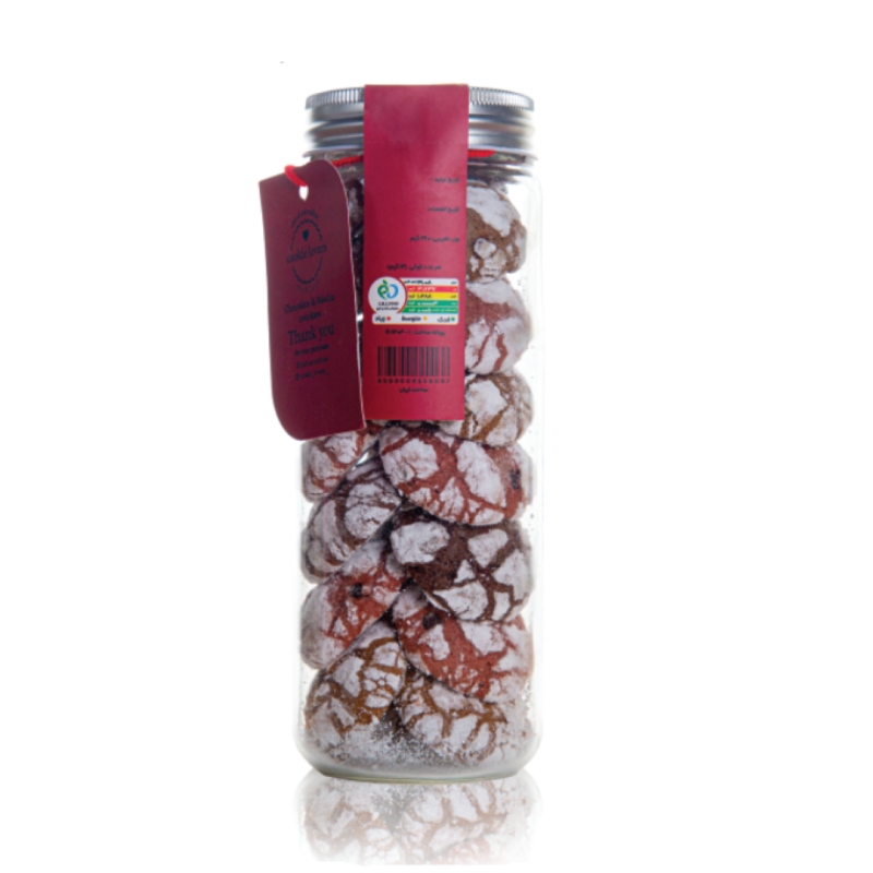 کوکی خانگی میکس سه طعم شکلاتی لاورز حجم 335 گرم