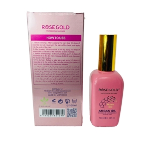 روغن نانو آرگان رزگلد سه کاره طرح جدید حجم 100 میل