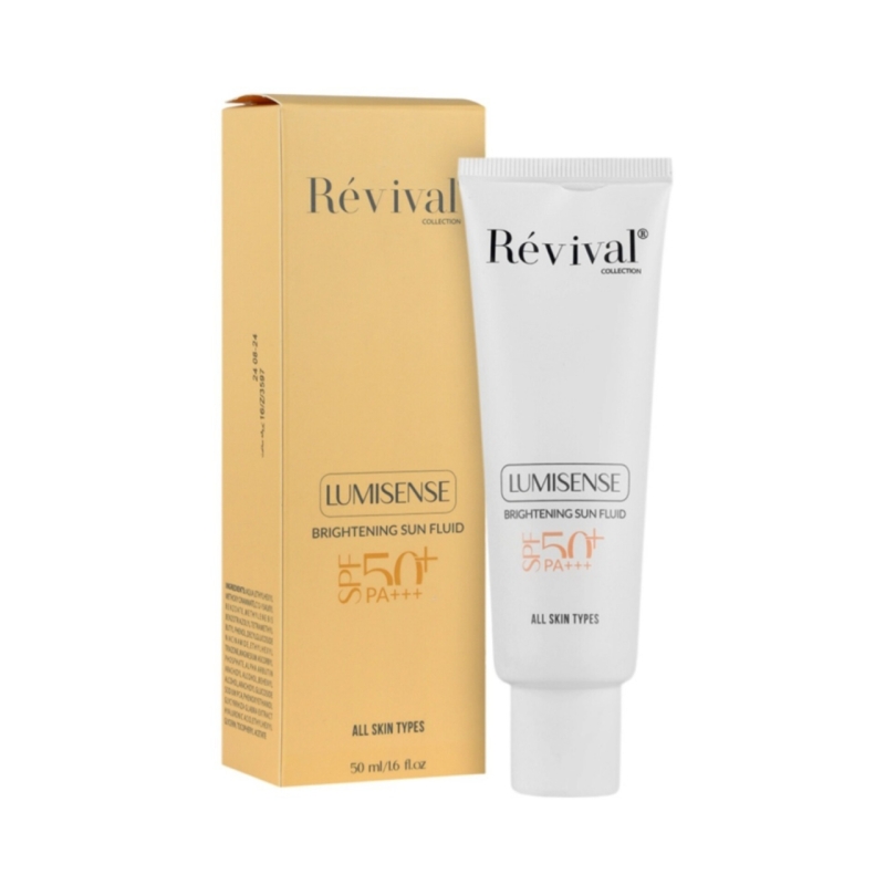 فلوئید ضد آفتاب روشن کننده SPF50 لومیسنس حجم ۵۰ میلی لیتر