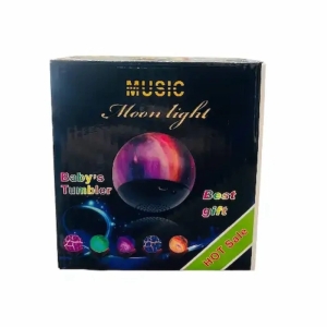 چراغ خواب گوی موزیکال اسپیکر دار مدل Moon Light