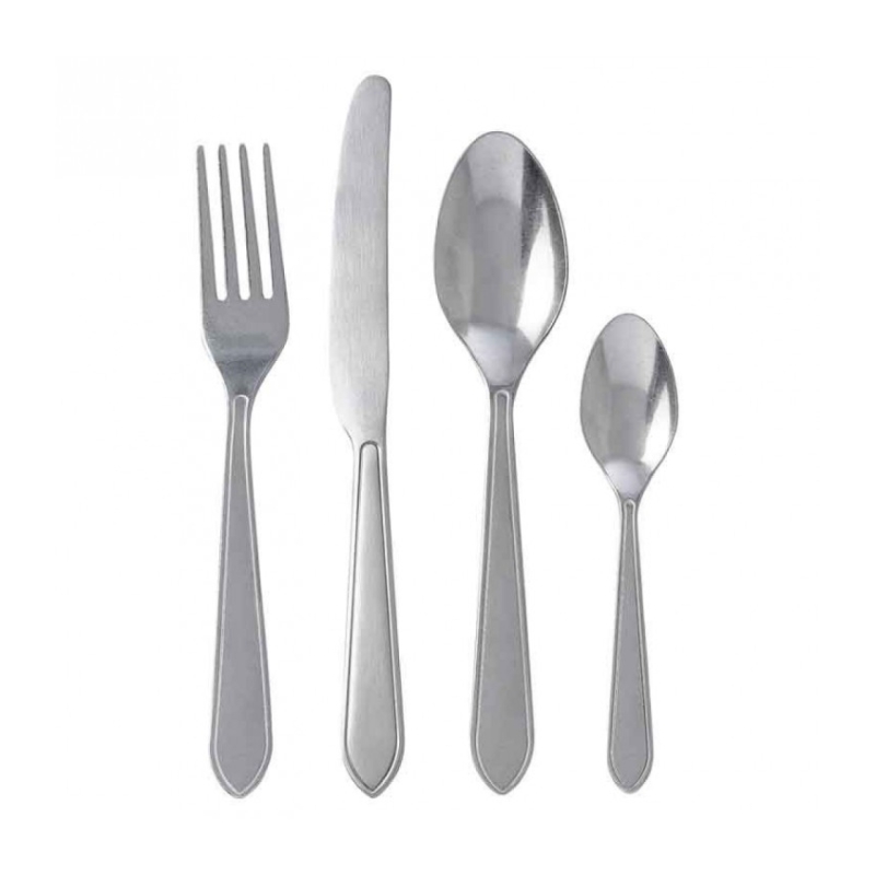 قاشق چنگال و کارد 16 تکه ایکیا مدل IDENTITET