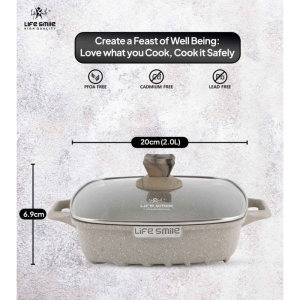 تابه گرانیتی سایز 20 لایف اسمایل مدل SPSF-20