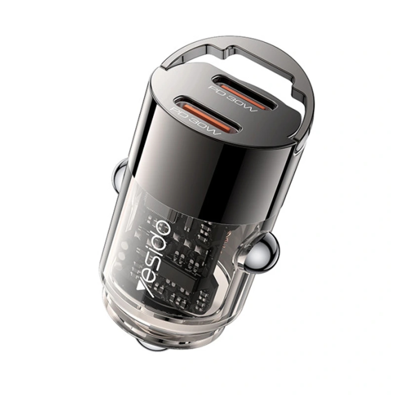 شارژر فندکی 30 وات یسیدو مدل YESIDO Y69