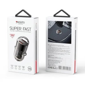 شارژر فندکی 30 وات یسیدو مدل YESIDO Y69