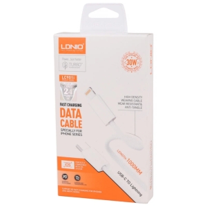 کابل تبدیل USB-C به Lightning الدینیو مدل LC901i طول 1 متر