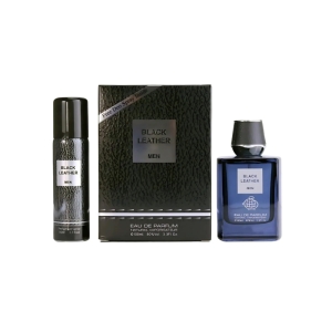 ادوپرفیوم مردانه فراگرنس ورد مدل بلک لدر حجم 100 میلی لیتر با اسپری رایگان