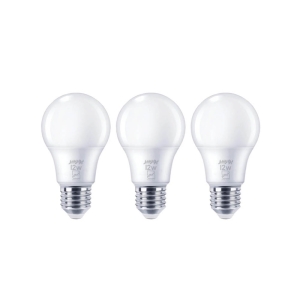 لامپ LED حبابی 12 وات بورسر مدل A65 پایه E27 پک 3 عددی