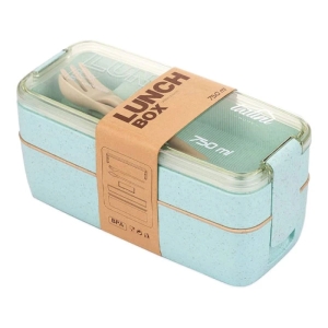 ظرف غذا مدل 750 به همراه قاشق و چنگال