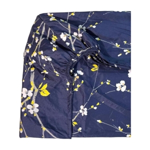 روتختی کشدار تک نفره طرح شکوفه بهاری | ست ملحفه کشدار با روبالشی طرح گلدار