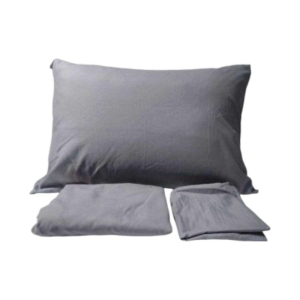 ست ملحفه کشدار ترک تکنفره ۲تکه Cheshik سایز ۹۰*۲۰۰ به همراه بالش الیاف توپی