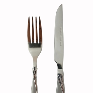 کارد چنگال یونی هوم مدل پاپیونی بسته 12 عددی