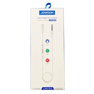 تبدیل Lightning به Jack 3.5m جوی روم مدل Lao-512