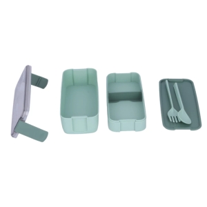 ظرف غذا مدل 750 به همراه قاشق و چنگال