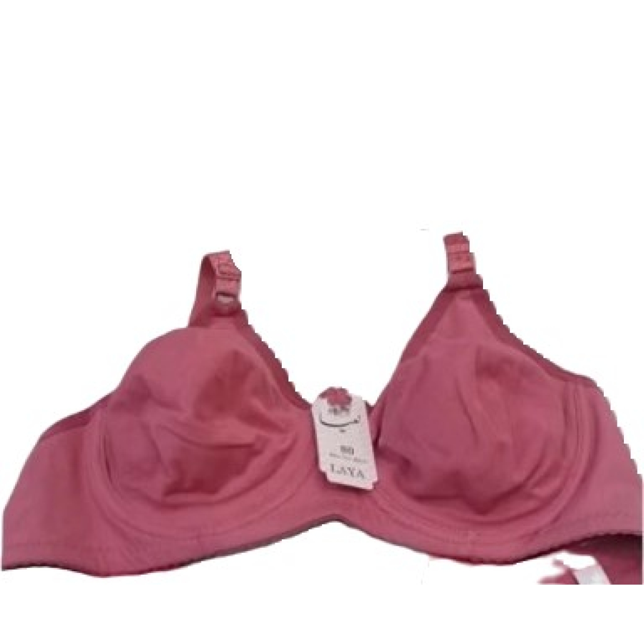 سوتین نخی پرسی فنر دار لعیا کد 307 - رنگ صورتی پررنگ