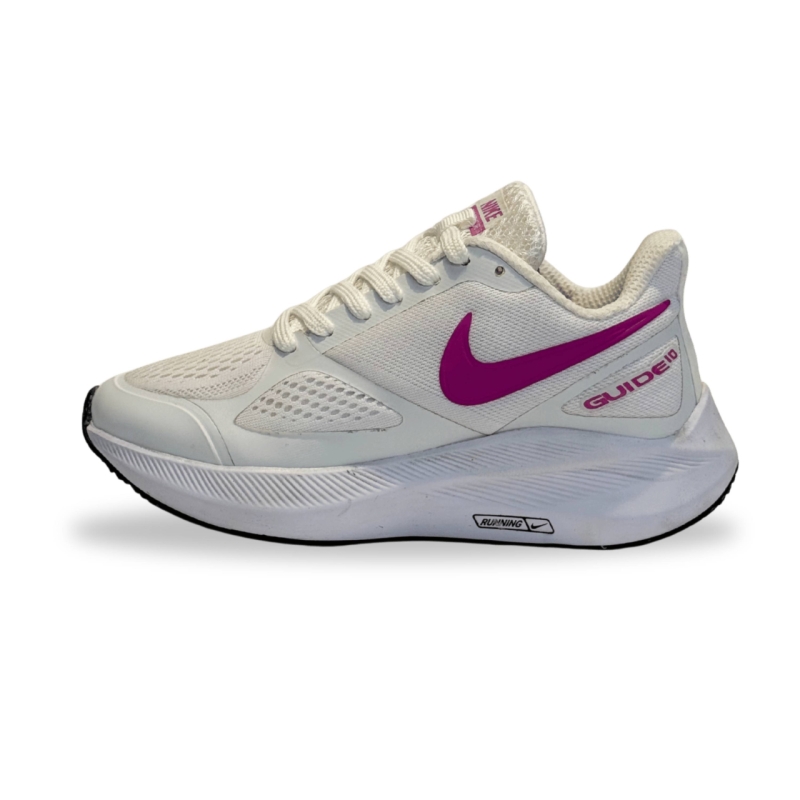 کتونی زنانه مدل نایک گاید رنگ سفید بنفش