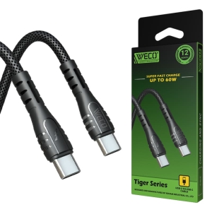 کابل شارژ دو سر تایپ سی ویکو مدل WECO WE-49