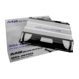 آمپلی فایر 4 کانال ام بی اکوستیک مدل MB-Acoustics MBA4670XL