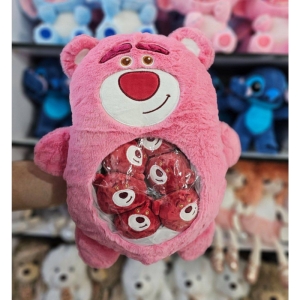 عروسک خرس لوتسو مدل بچه دار 