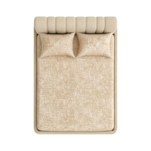 ملحفه مدرن کش دار دونفره طرح آرام سایز ۲۰۰*۱۸۰