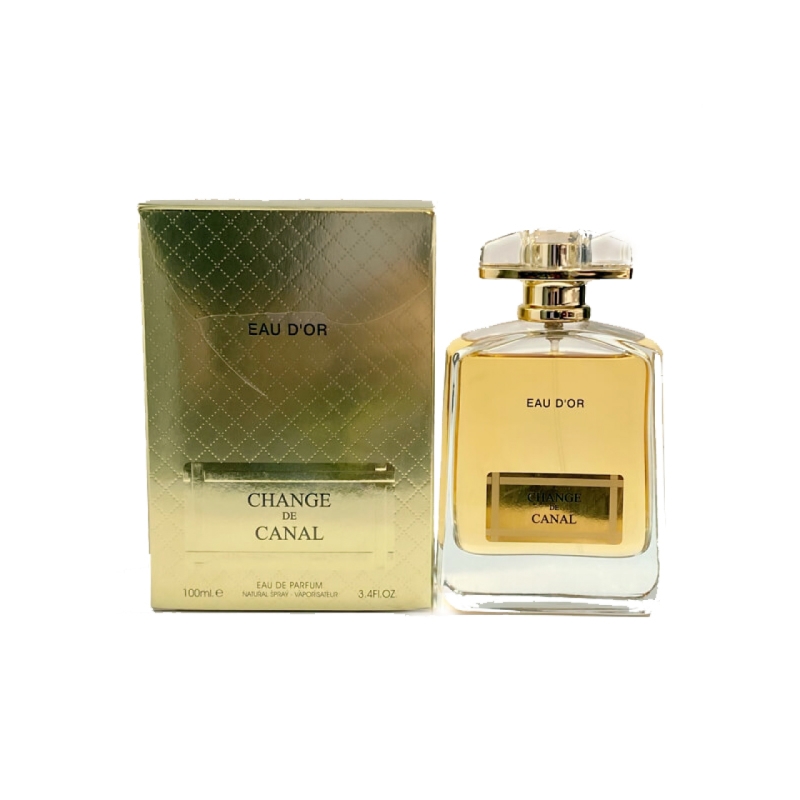 ادوپرفیوم زنانه فراگرنس ورد مدل چنج د کانال ادور طلایی حجم 100 میلی لیتر
