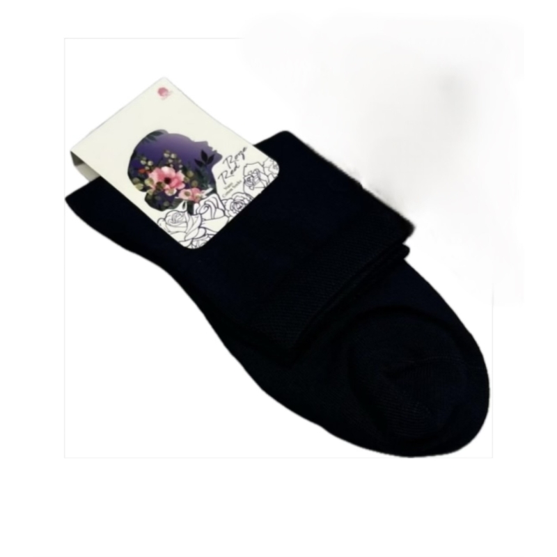 جوراب زنانه نیم ساق دیاکو نانو کد 4 - رنگ مشکی