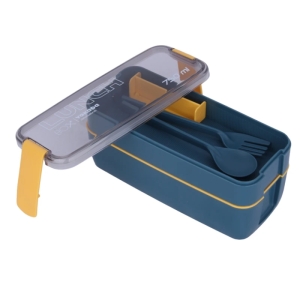 ظرف غذا مدل 750 به همراه قاشق و چنگال