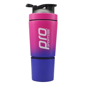 شیکر دو تیکه استیل پرو اسپورتس مدل Glacio رنگ صورتی- بنفش ظرفیت 590 لیتر