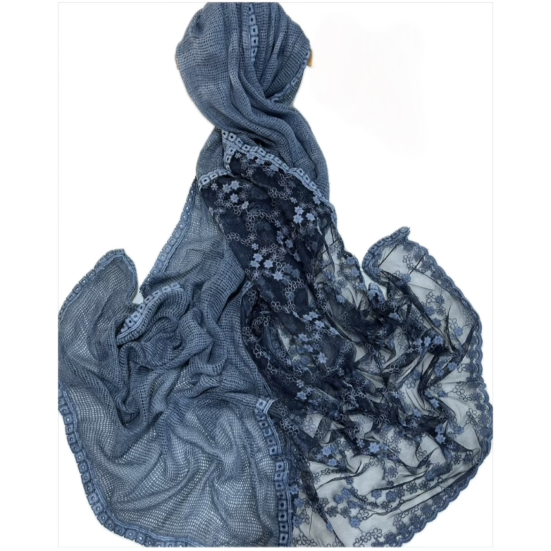 شال دانتل حصیری طرح ۱۲۳