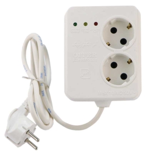 محافظ برق ۲ خانه ارت دار آفر الکترونیک مدل OR-329