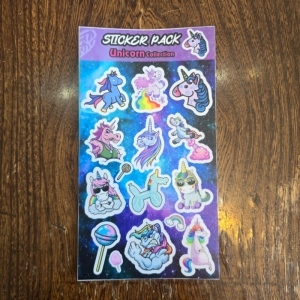 برچسب مدل اسب تکشاخ کد 1006