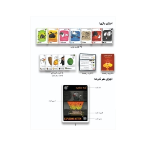 بازی فکری فندقچه مدل گربه های انفجاری