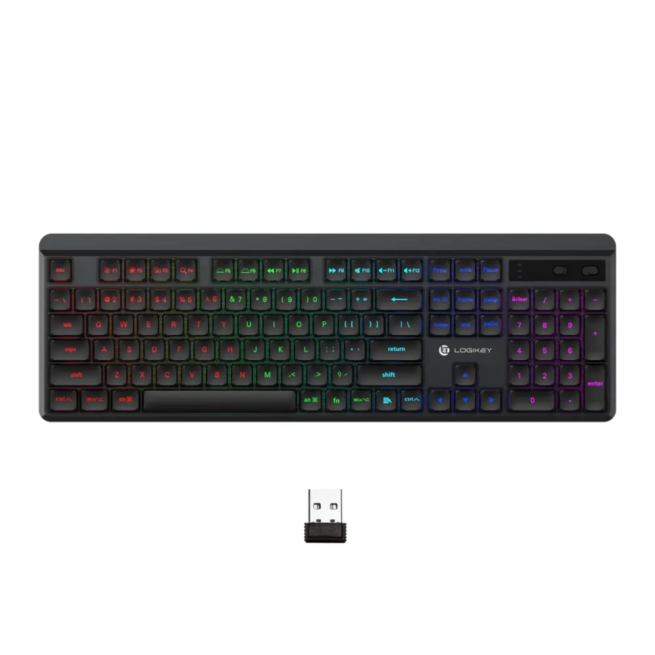 کیبورد بی سیم گیمینگ لاجیکی مدل K520B