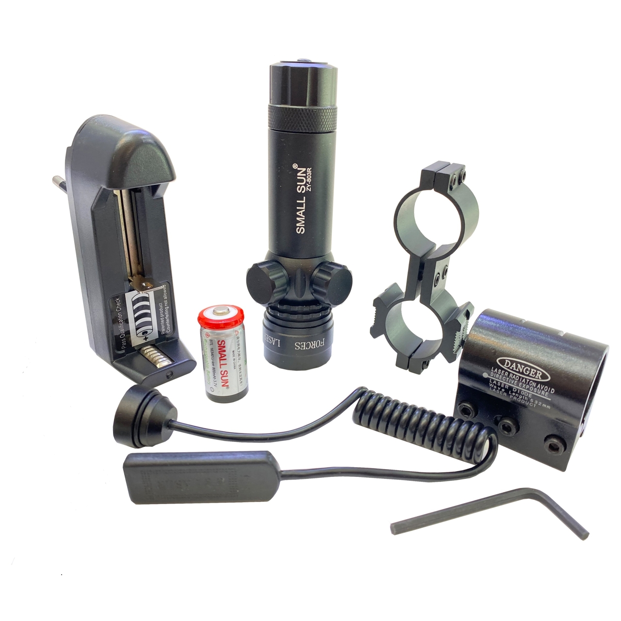 لیزر تفنگ اسمال سان مدل ZY-803G مجموعه 7 عددی