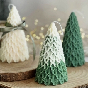 شمع درخت کریسمس مجموعه 3 عددی