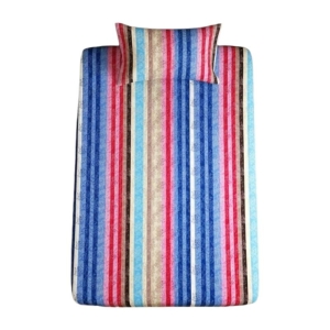 ملحفه خوشخواب یکنفره تترون ۲ تکه Cheshik طرح پیام سایز ۹۰*۲۰۰ سانتی متر