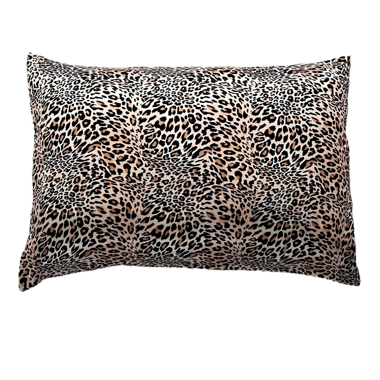 روبالشی ساتن ابریشم مدل هیلو طرح پلنگی 