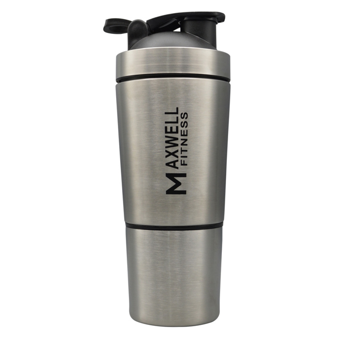 شیکر استیل 2 تیکه MAXWELL حجم 590 میلی لیتر