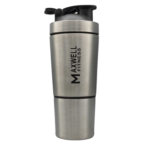 شیکر استیل 2 تیکه MAXWELL حجم 590 میلی لیتر