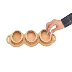 اردور خوری چوبی مدل بیضی