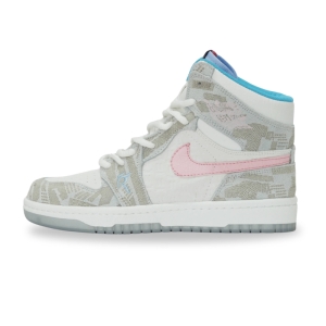 کتونی زنانه مدل نایک اس بی ساقدار رنگ طوسی