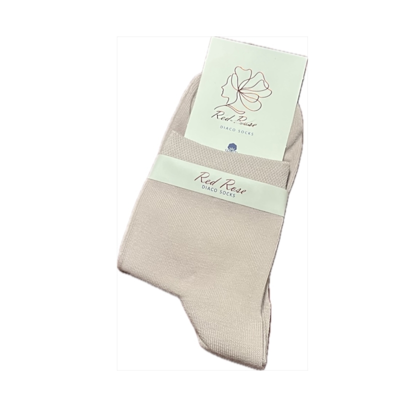 جوراب زنانه نیم ساق دیاکو نانو کد 4 - صورتی کم رنگ