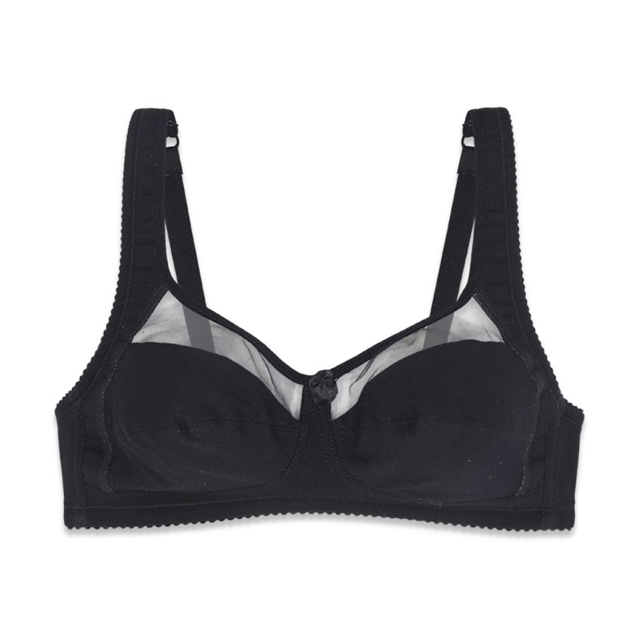 سوتین بالا حریر EMA کد 4100 - رنگ مشکی