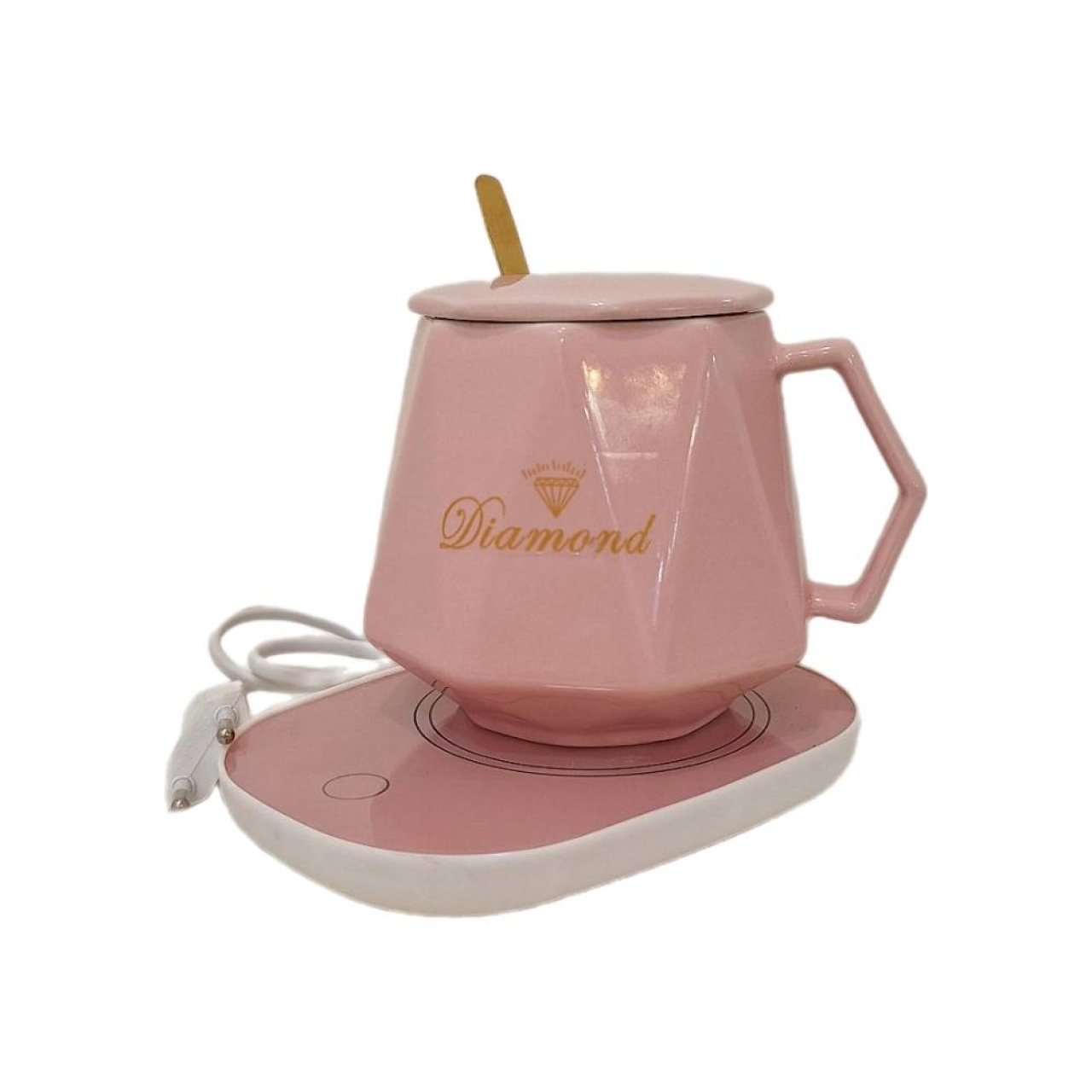 ماگ هیتردار مدل الماسی با جعبه کادویی