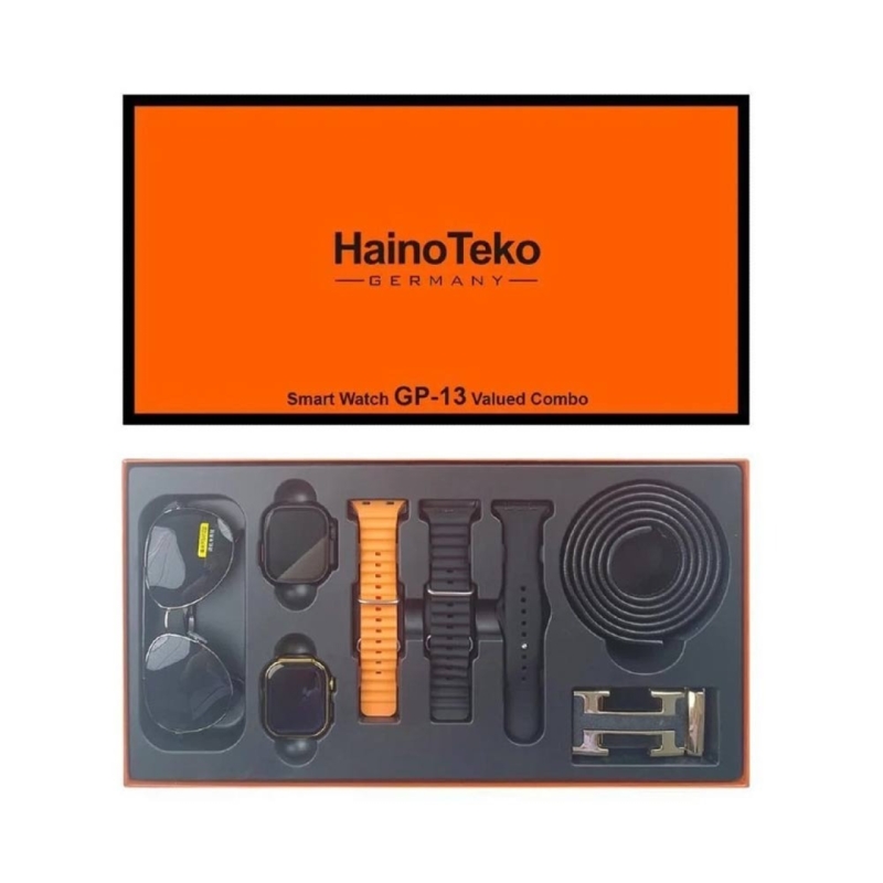 ساعت هوشمند هاینو تکو مدل GP-13 به همراه عینک افتابی و کمربند