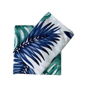 سرویس ملحفه یکنفره و روبالشی Cheshik مدل برگ سایز ۹۰*۲۰۰ سانتی متر