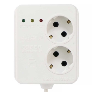 محافظ برق ۲ خانه ارت دار آفر الکترونیک مدل OR-329