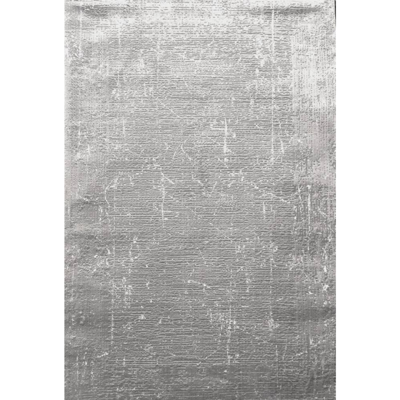 فرش ماشینی سیزان کد ۴۱۱۴۴ نقره ای مدرن