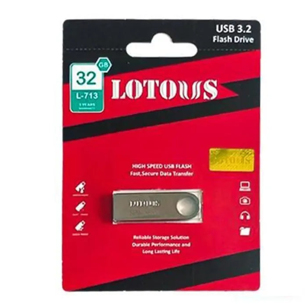 فلش مموری لوتوس مدل L713 ظرفیت 32 گیگابایت