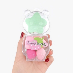 پد آرایشی سویت بیوتی مدل خرسی بسته 7 عددی