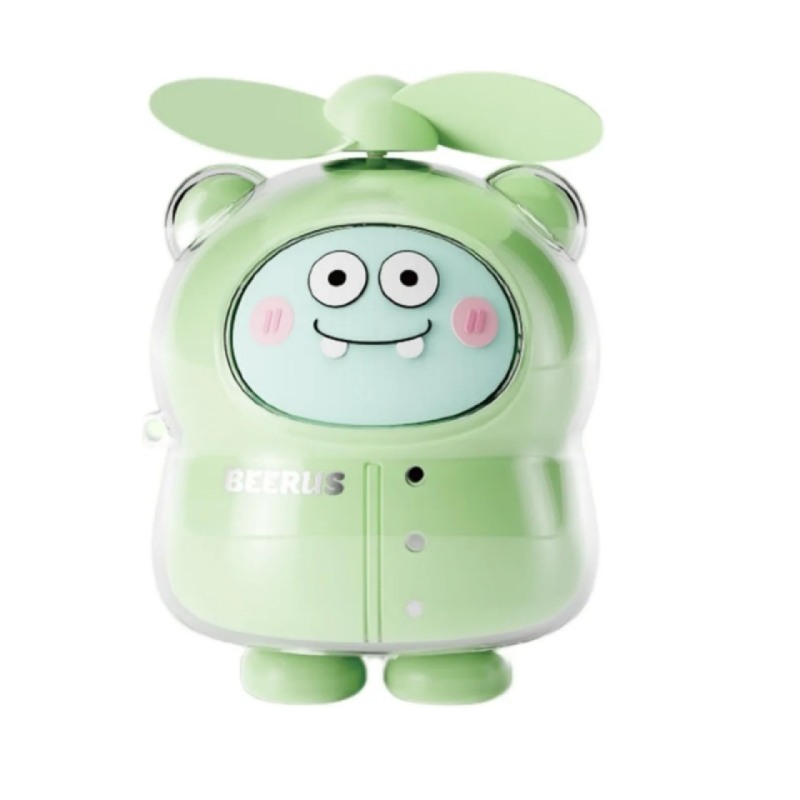 پنکه همراه شارژی مدل عروسکی طرح دایناسور